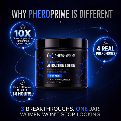 PheroPrime Attraction Lotion - Feel Wanted Like Never Before.