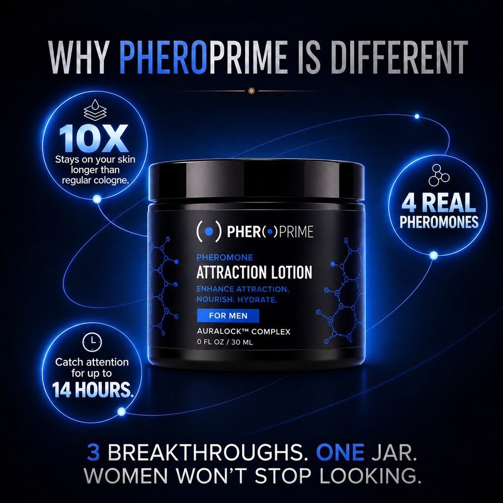PheroPrime Attraction Lotion - Feel Wanted Like Never Before.