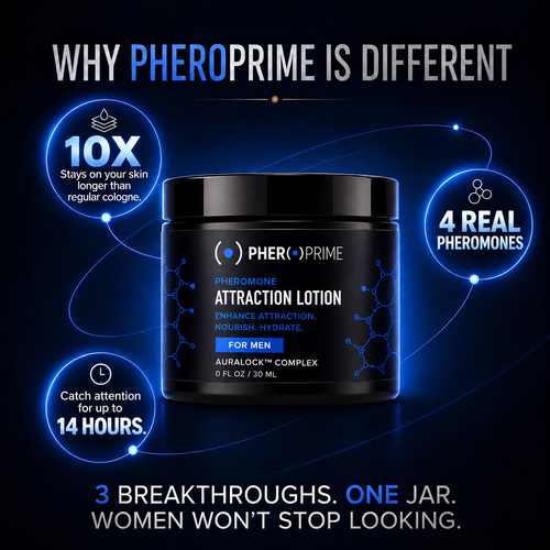 PheroPrime Attraction Lotion - Finally make her want you.